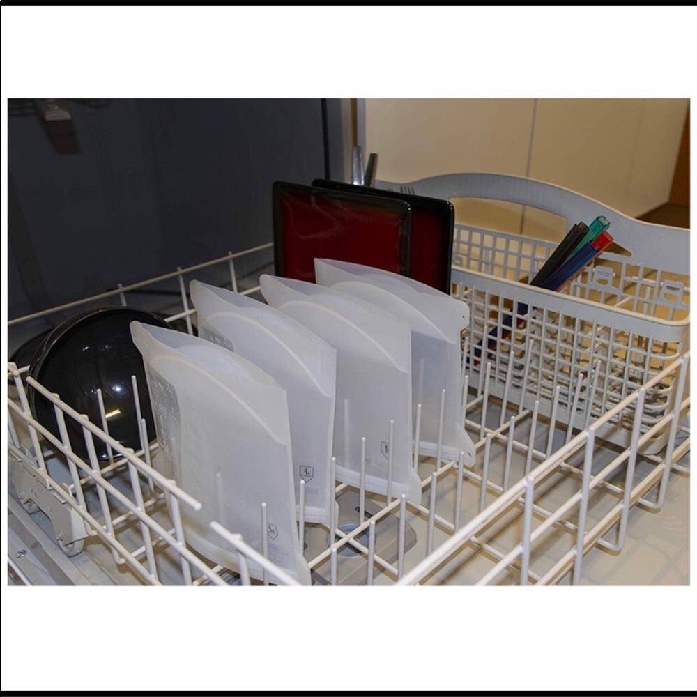 Reusable silicone food storage bags - Picture 3 of 6